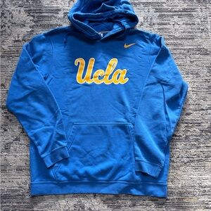 Nike Blue UCLA Hoodie with Yellow Logo